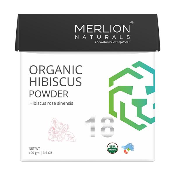 Netmeds | Merlion Naturals Organic Hibiscus Petals Powder 100 gm