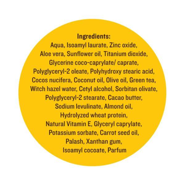 SoulTree Sun Protection Cream with Aloe & Green Tea - SPF 30 100 gm - Face Sunscreen