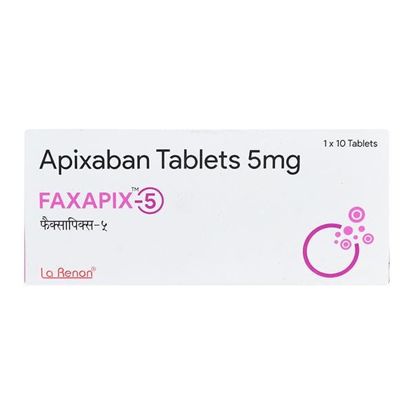 FAXAPIX 5 Tablet 10's - Blood Clot-Ant