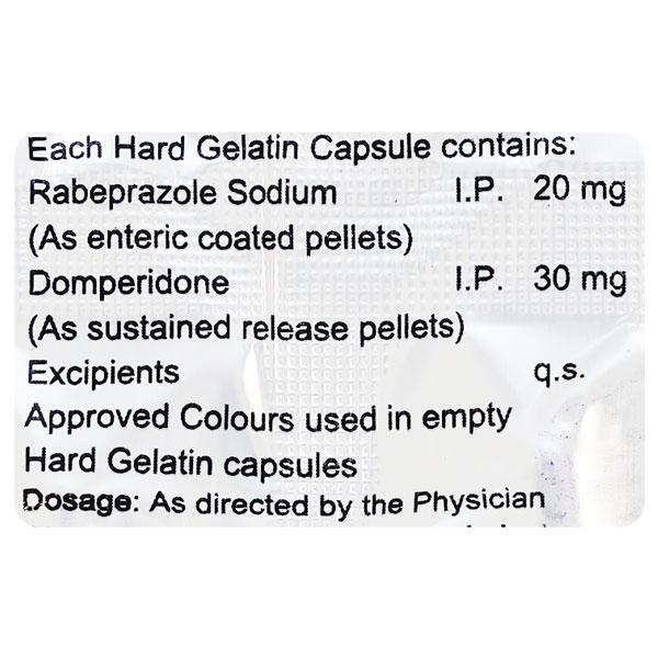 Stomeck D SR Capsule 10'S - Ulcer/Reflux/Flatulence-Aaa