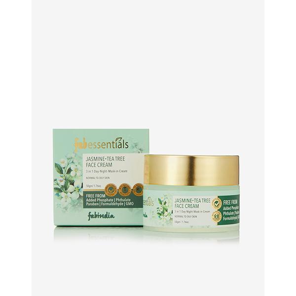 Fabessentials Jasmine Tea Tree Face Cream 50 gm - Face Creams