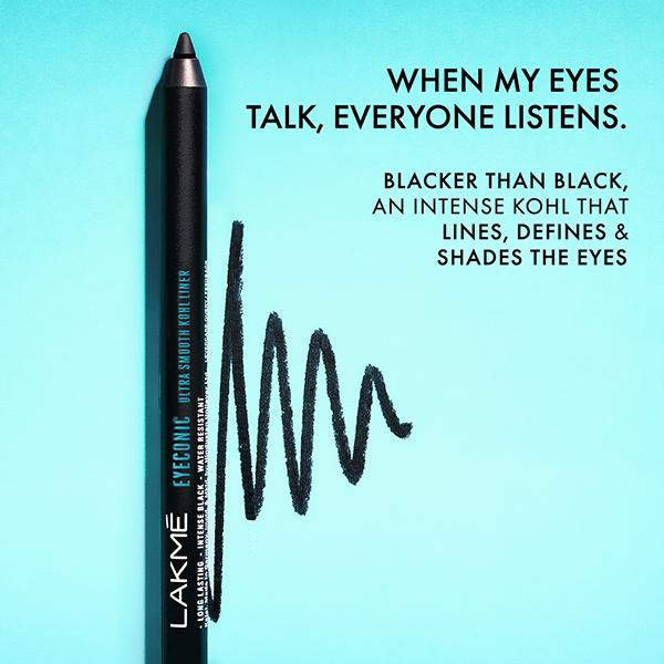 Lakme Eyeconic Ultra Smooth Kohl Liner 1.2 gm - Kajal & Kohls