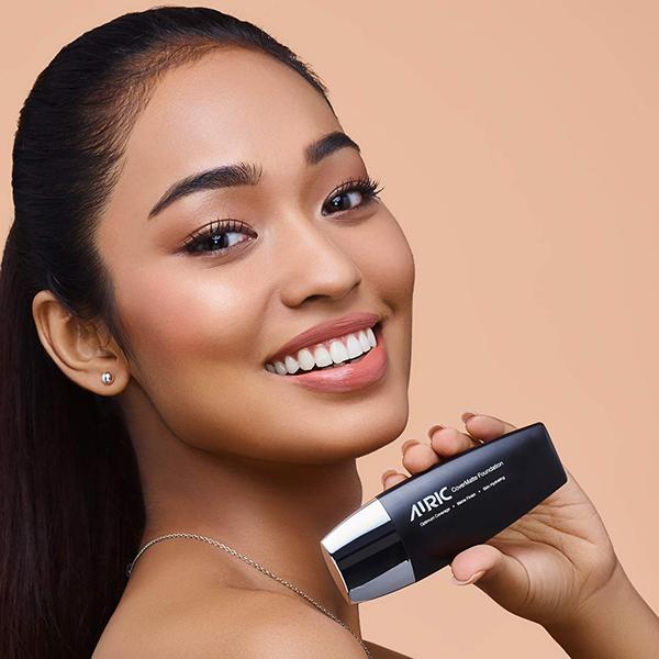 Auric CoverMatte Foundation Light Tan 1104 30 ml - Foundation