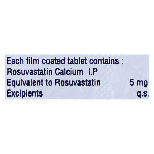 ROSLIFE 5 Tablet 10's - High Cholesterol-Dys
