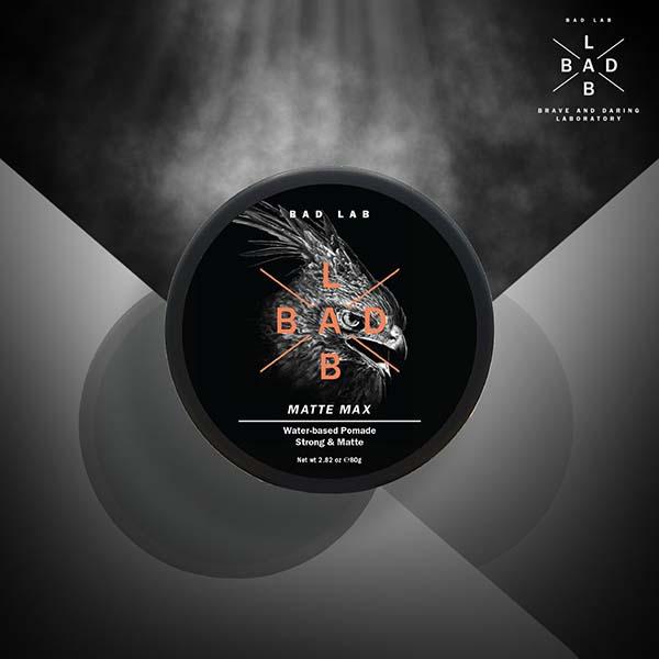 Bad Lab Matte Max Water-based Pomade, Strong & Matte 40 gm - Pomades