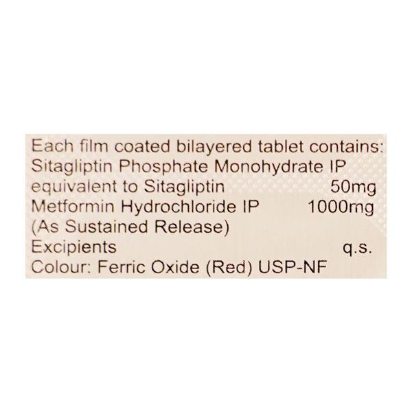 SUITGLIP M XR 50/1000 Tablet 10's - Diabetes-Ant