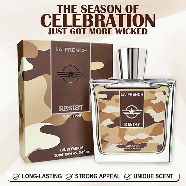 La French Resist Eau De Perfume for Men 100 ml - Men Perfumes (Edt/Edp)