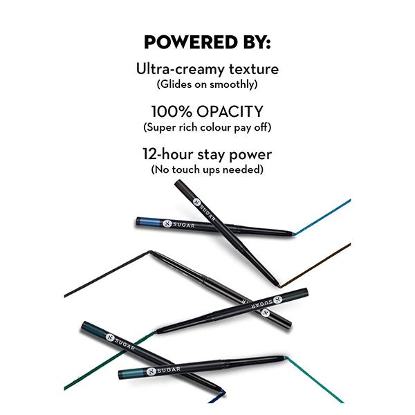 SUGAR Cosmetics Kohl Of Honour Intense Kajal - 01 Black Out 0.3gm - Kajal & Kohls