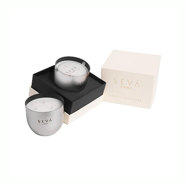 Netmeds | Seva Home Heirloom Candle - Classic- Aqua (Silver) 1's