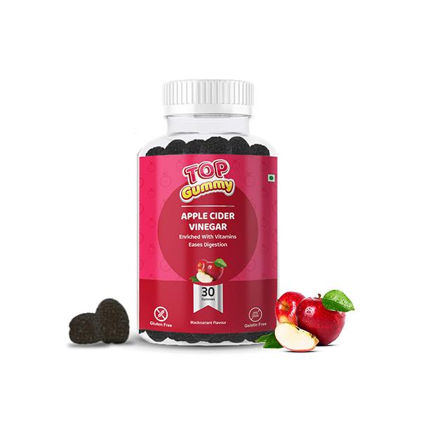 Top Gummy Apple Cider Vinegar Gummies - Blackcurrant Flavour 30's - Apple Cider Vinegar - Acv