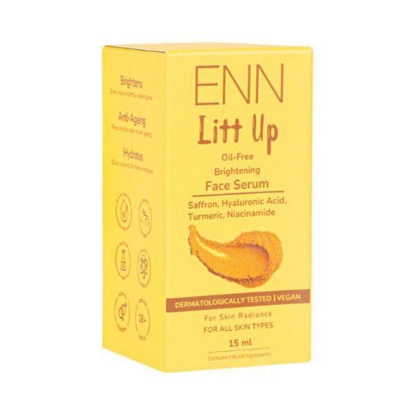 ENN Litt Up Ubtan Oil Free Brightening Serum 15 ml - Face Serum