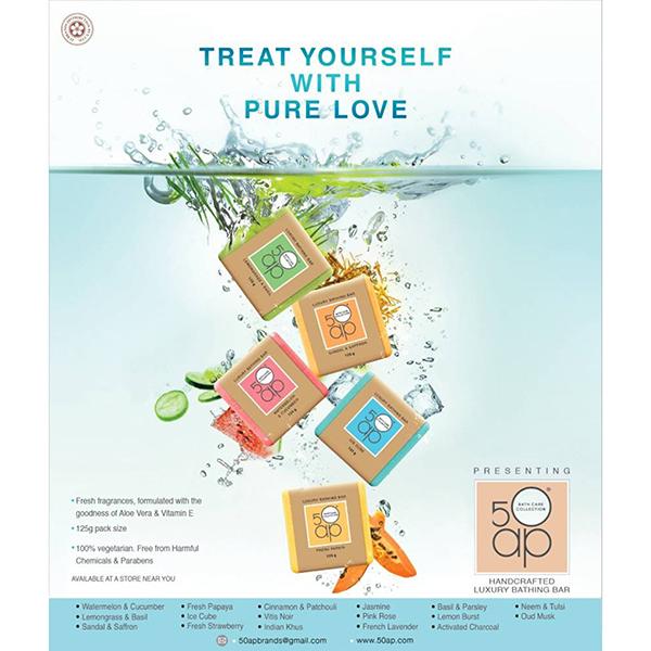 50 ap Luxury Bathing Bar - Lemon Burst 125 gm - Hand Wash & Soaps