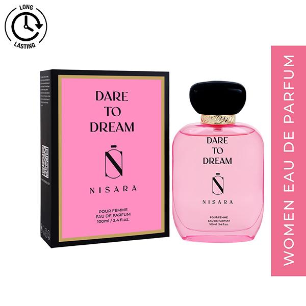 Nisara Dare to Dream Perfume Long Lasting Fragrance Fruity Floral Woody Eau De Parfum For Women 100 ml - Women Perfumes (Edt/Edp)