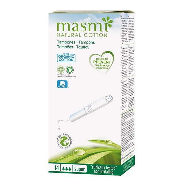Masmi Natural Cotton Tampons - Super 14's