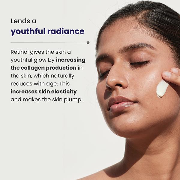 Reequil Retinol Night Cream For Wrinkles & Skin Tightening 30 gm - Face Creams