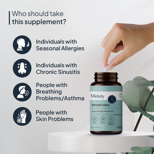 Miduty Immune Shield Capsules 60's - Vitamin C