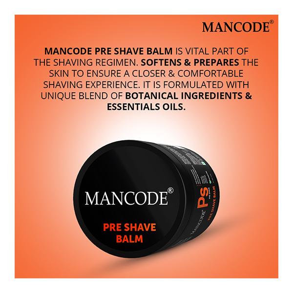 Mancode Pre Shave Balm 100 gm - Pre & Post Shaves