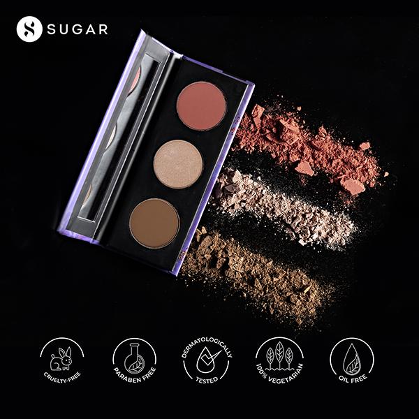 SUGAR Cosmetics Contour De Force Face Palette 01 Subtle Summit 12 gm - Face Palettes