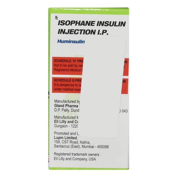Huminsulin N 100IU Injection 1X10ml - Diabetes-Ins