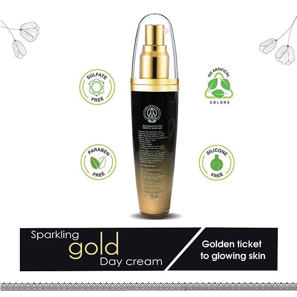 Ayouthveda Sparkling Gold Day Cream 50 gm - Face Creams