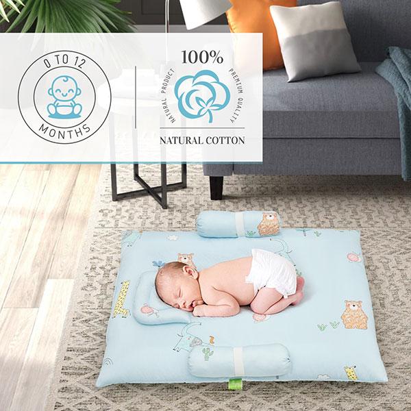 R for Rabbit Snuggy Forest Bedding - Blue - Baby Bedding