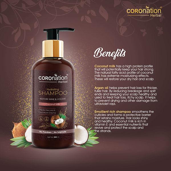 COROnation Herbal Coconut Milk Shampoo 300 ml - Shampoos