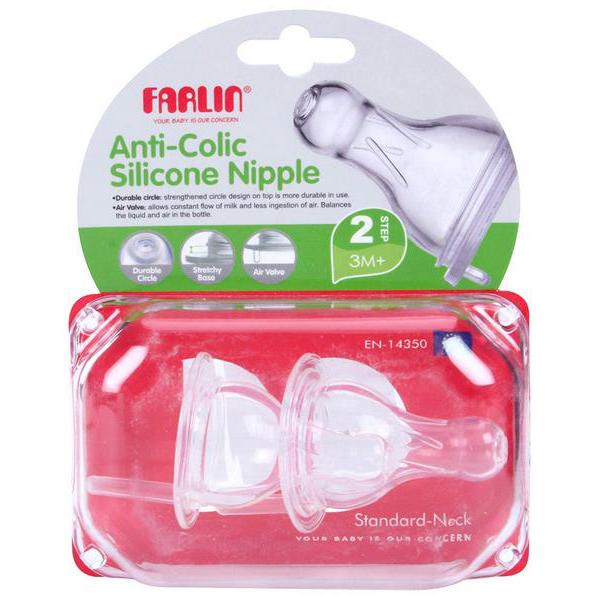 Netmeds | Farlin Anti-Colic Silicon Nipple M 1 s (se)