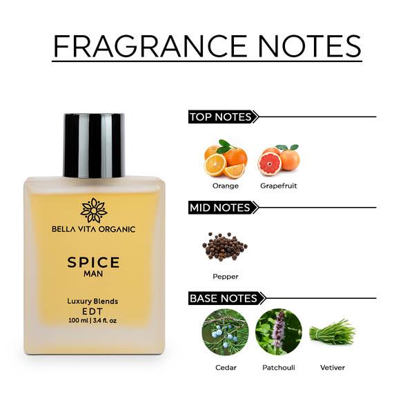 Bella Vita Organic Spice Men Perfume 100 ml - Men Perfumes (Edt/Edp)