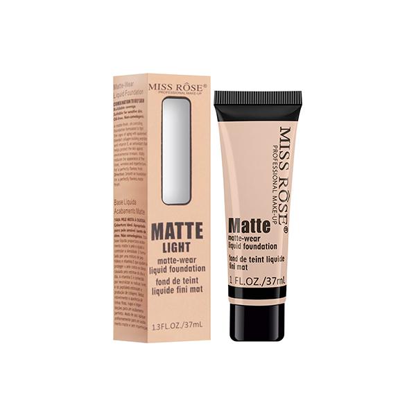 Miss Rose Matte Finish Liquid Foundation Tube Matte Light 7601 - 039 37 ml - Foundation
