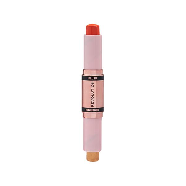 Makeup Revolution Blush & Highlight Stick Coral Dew 8.6gm - Blushes