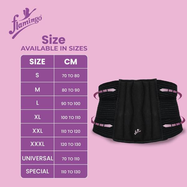 Flamingo L.S. Belt Compression Comfort (OC2517) (XL) 1's - Back/Abdomen Supports