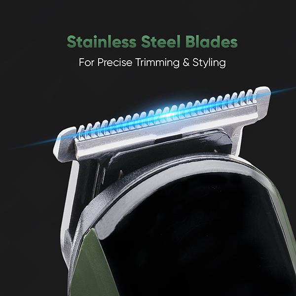 Vega Trimmer Men with Design and T Blade (VHTH-35) - Black 275 gm - Trimmers