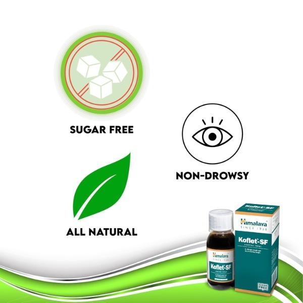 Himalaya Koflet-SF Linctus Licorice & Holy Basil 100 ml - Cough & Cold (Ayush)