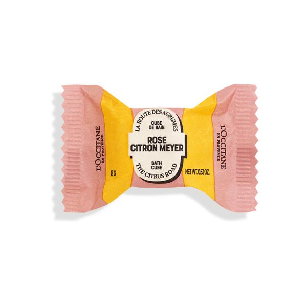 Netmeds | Loccitane Rose Citron Meyer Bath Cube 18 gm