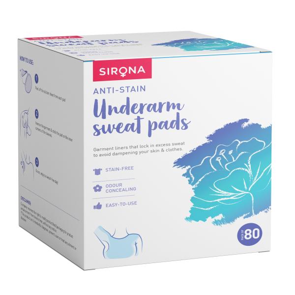 Sirona Underarm Sweat Pad 80's - Intimate Care