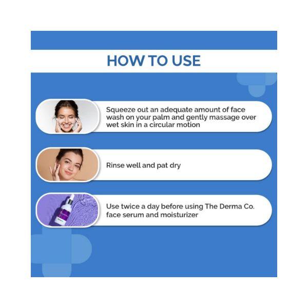 The Derma Co. 1 Percent Salicylic Acid Gel Daily Face Wash for Active Acne 100ml - Face Washes