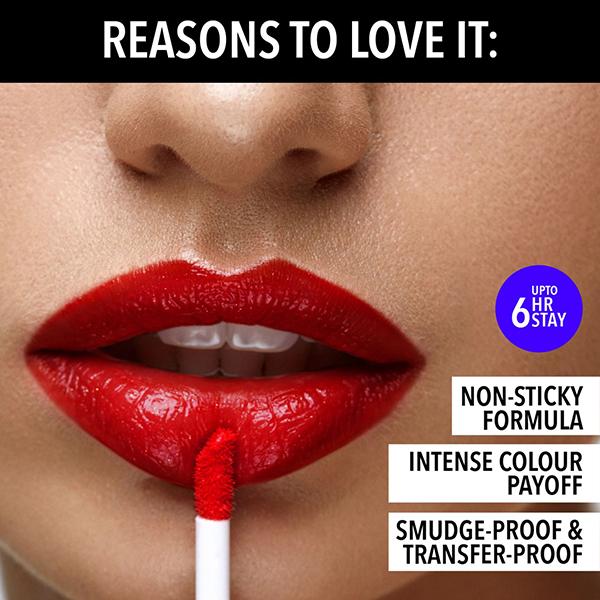 Blue Heaven Hyper Stay Weightless Liquid Matte Red 01 6ml - Liquid Lipsticks