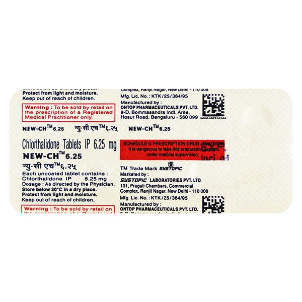 Netmeds | NEW CH 6.25mg Tablet 10'S