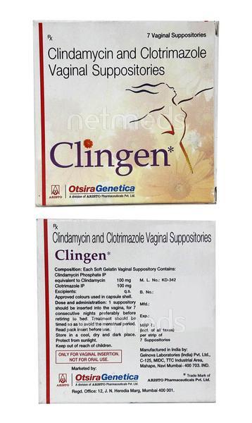 Netmeds | Clingen vaginal Suppository 7'S