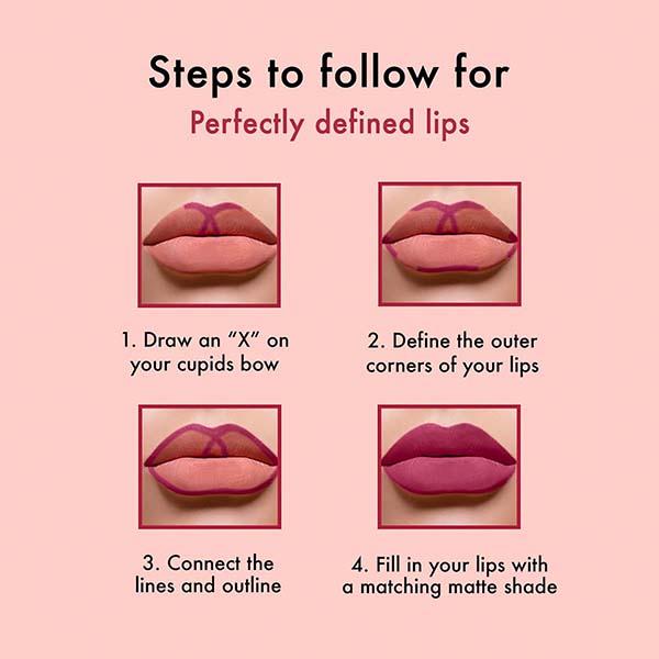 Lakme Perfect Definition Lipliner Pink Sparkle 0.78 gm - Lip Liners
