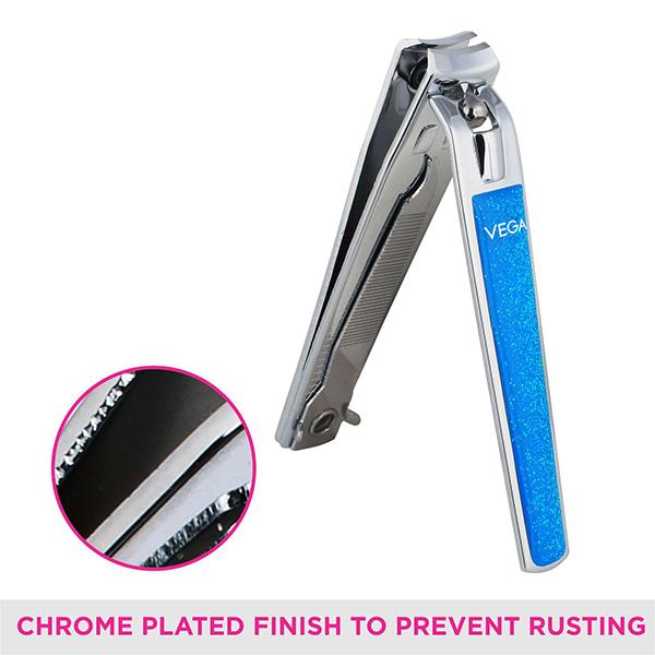 Vega Large Nail Clipper, Colour May Vary (VC2LNC-02) 2's - Nail Care