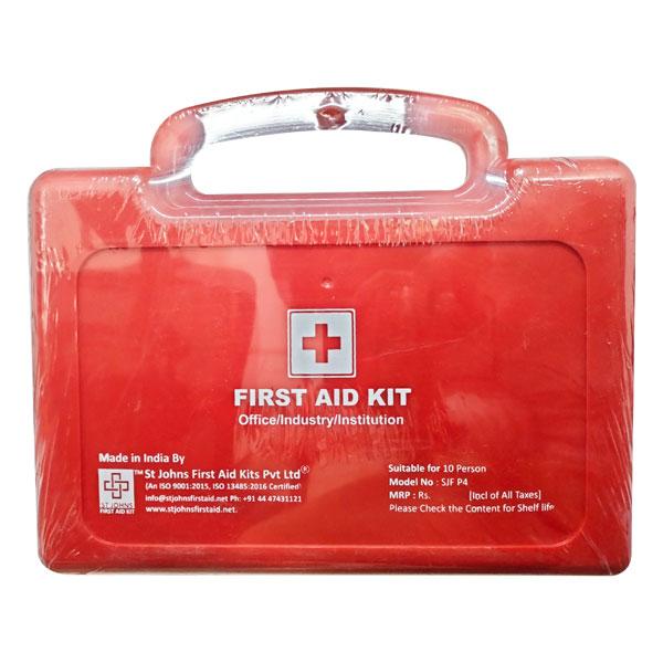 Netmeds | St Johns Workplace First Aid Kit Plastic Box - Medium (SJF P4)