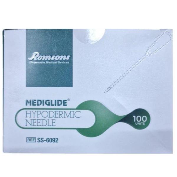 Netmeds | Romsons Disposable Mediglide Hypodermic Needle (SS 6092) (16 G x 1.5 inch) 1's