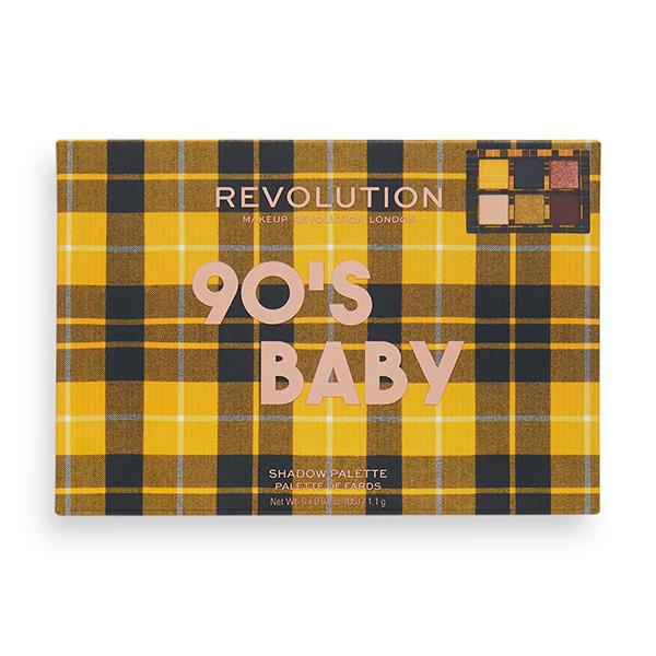 Makeup Revolution Power Eyeshadow Palette 90's Baby 6.6 gm - Eye Shadow Palettes