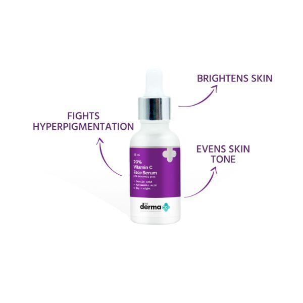 The Derma Co 20 Percent Vitamin C Serum 20 ml - Face Serum