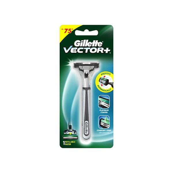 Netmeds | Gillette Vector Plus Manual Shaving Razor 1's