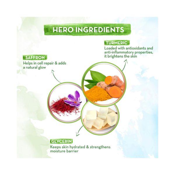 Mamaearth Ubtan Facial Kit with Turmeric & Saffron for Glowing Skin 1's - Bb & Cc Creams