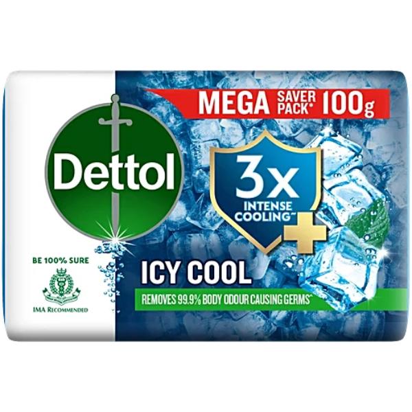 Netmeds | Dettol Soap - 3x Menthol Icy Cool 100 g