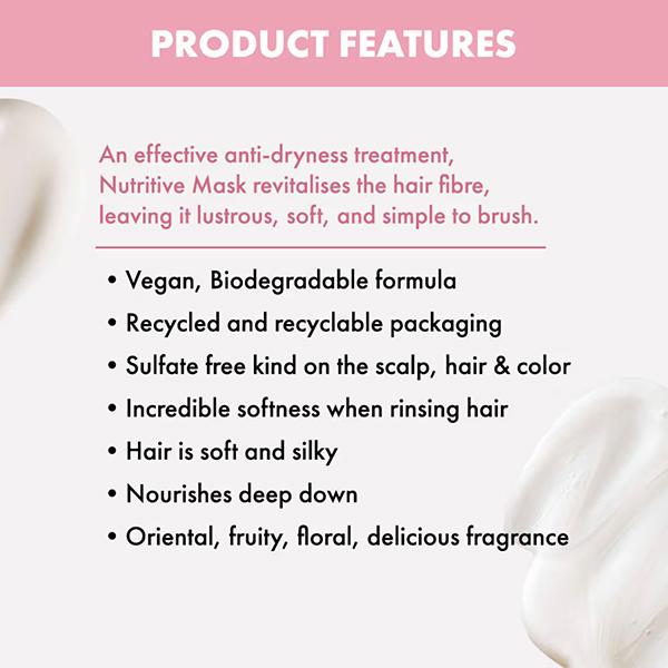 Alfaparf Milano Nutritive Mask For Dry, Damaged Hair, Frizzy Hair, Moisturising 200 ml - Hair Masks & Packs