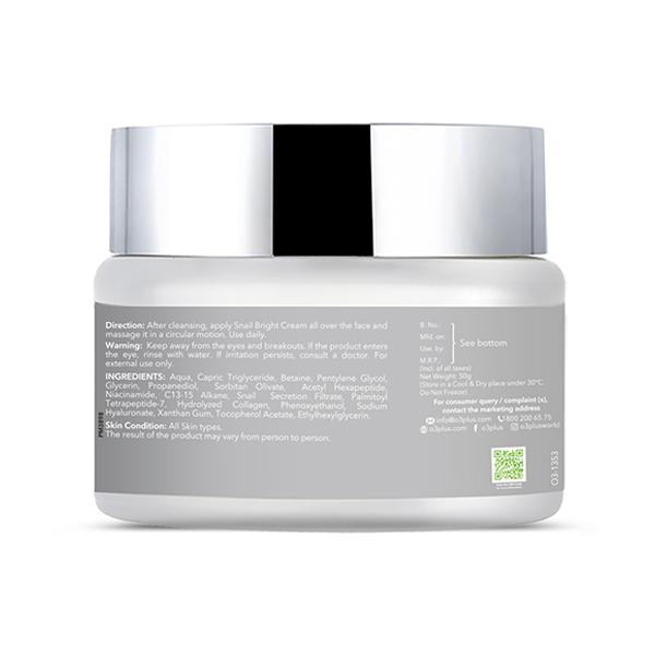 O3+ Snail Bright All-In-1 Cream 55 g - Face Moisturizers
